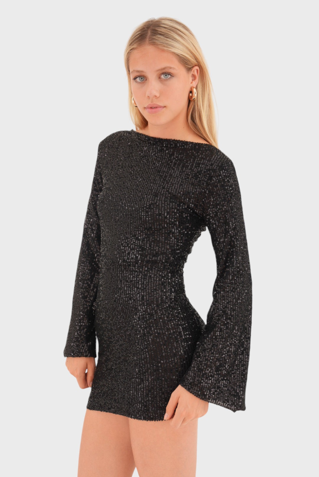 Shine Kleid schwarz
