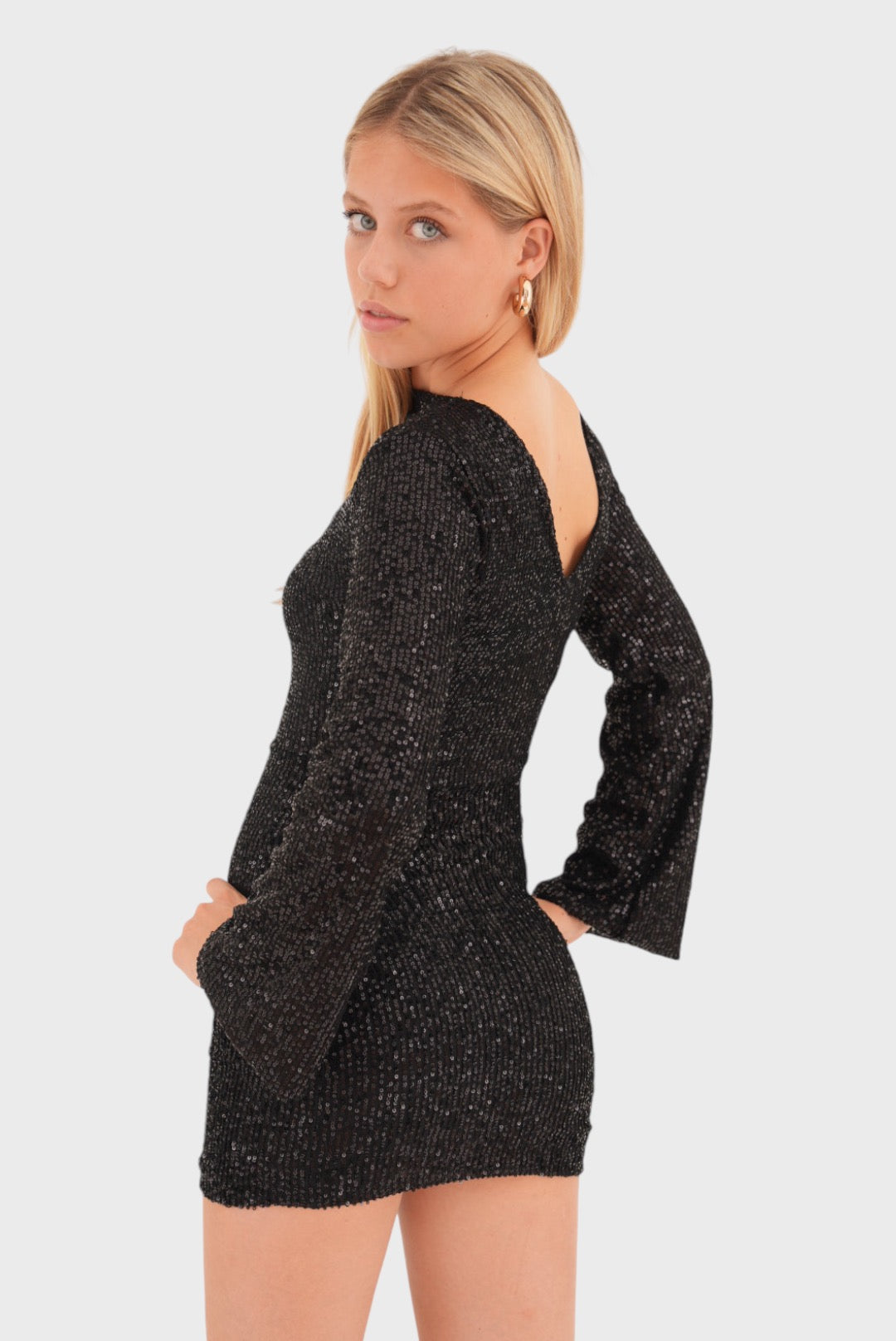 Shine Kleid schwarz